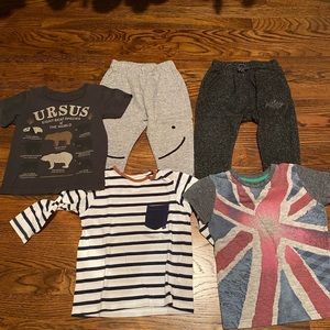 1.5 2 t years old shirts pants boy clothes toddler